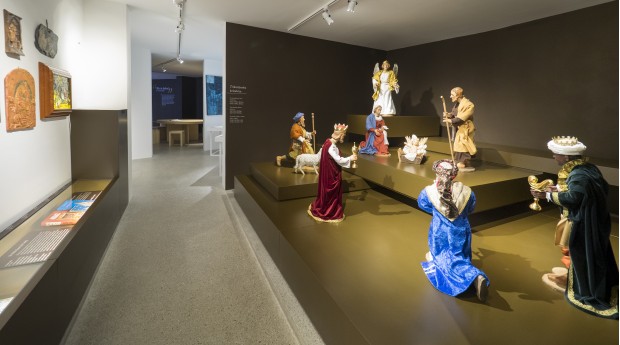 An exhibition of nativity scenes