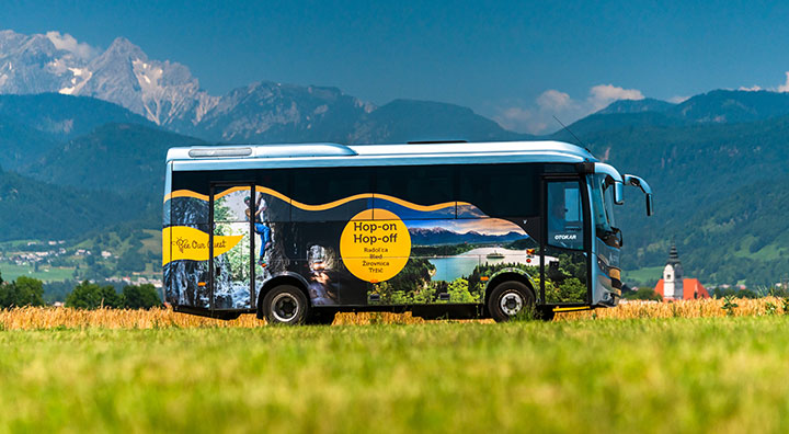 Hop On Hop Off bus Radovljica