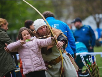 Archery at the Chocolate Festival