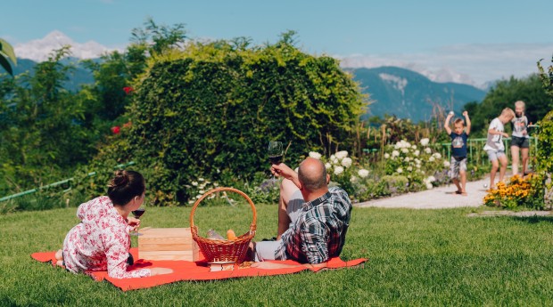 Im Garten des Gasthauses