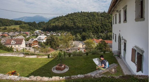 The view from the Sextons' Museum House