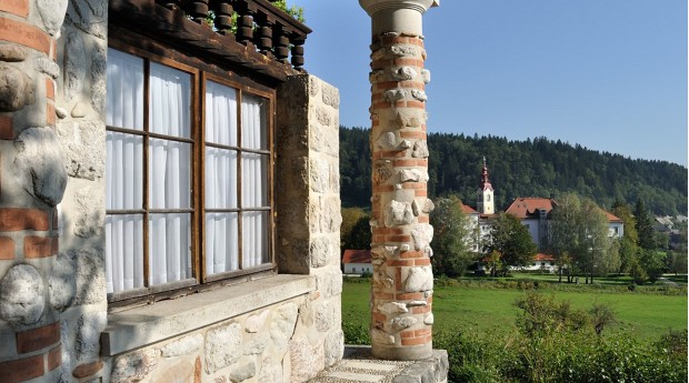 The Jožamurka pavilion designed by Jože Plečnik