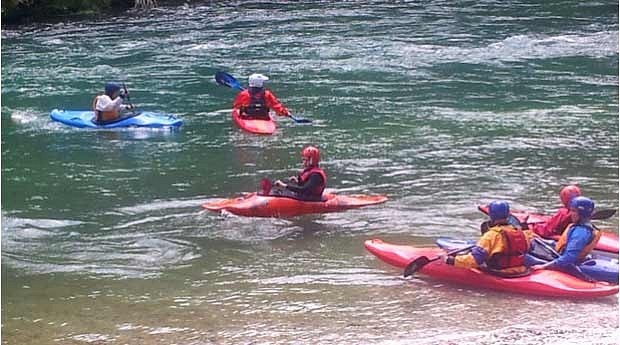 Learning to kayak on the Sava River