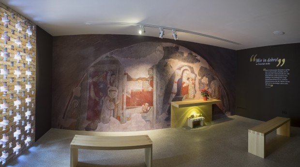 A reproduction of a fresco from Greccia