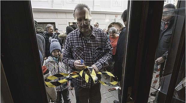 Urban Magušar odpira vrata Manufakture, foto: Jana Jocif