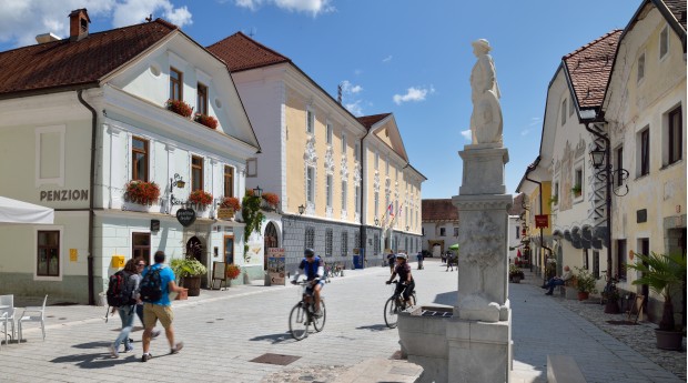 Linhart-Platz in Radovljica