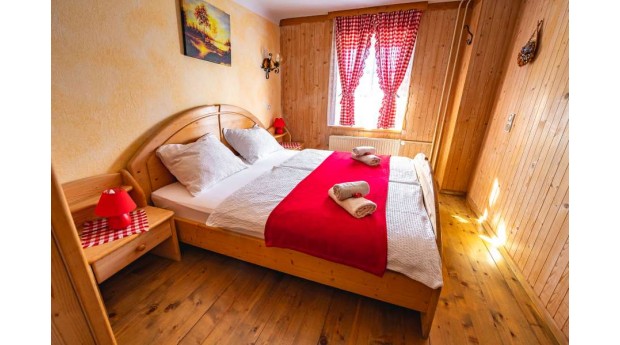 Slovenian traditional house bedroom