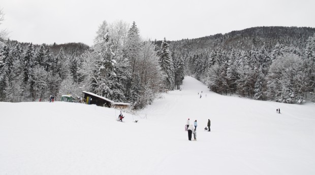 The Kamna Gorica ski piste