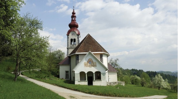 Kirche der hl. Lucia in Zadnja vas  