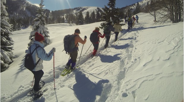 Snowshoeing