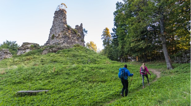 lipnica Castle above Lipnica valley