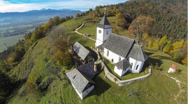 St. Peter's church above Begunje