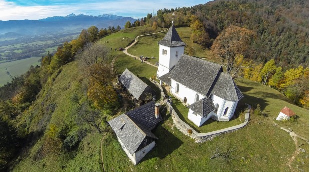 Kirche des hl. Petrus uber Begunje