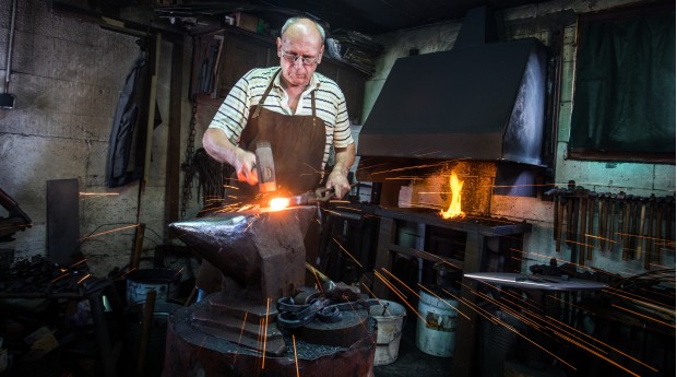 Silvo Jelenc, an artistic blacksmith from Kropa