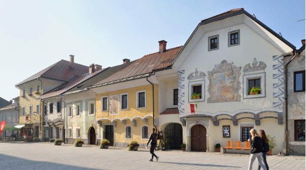 Šivec House in Linhart Square in Radovljica