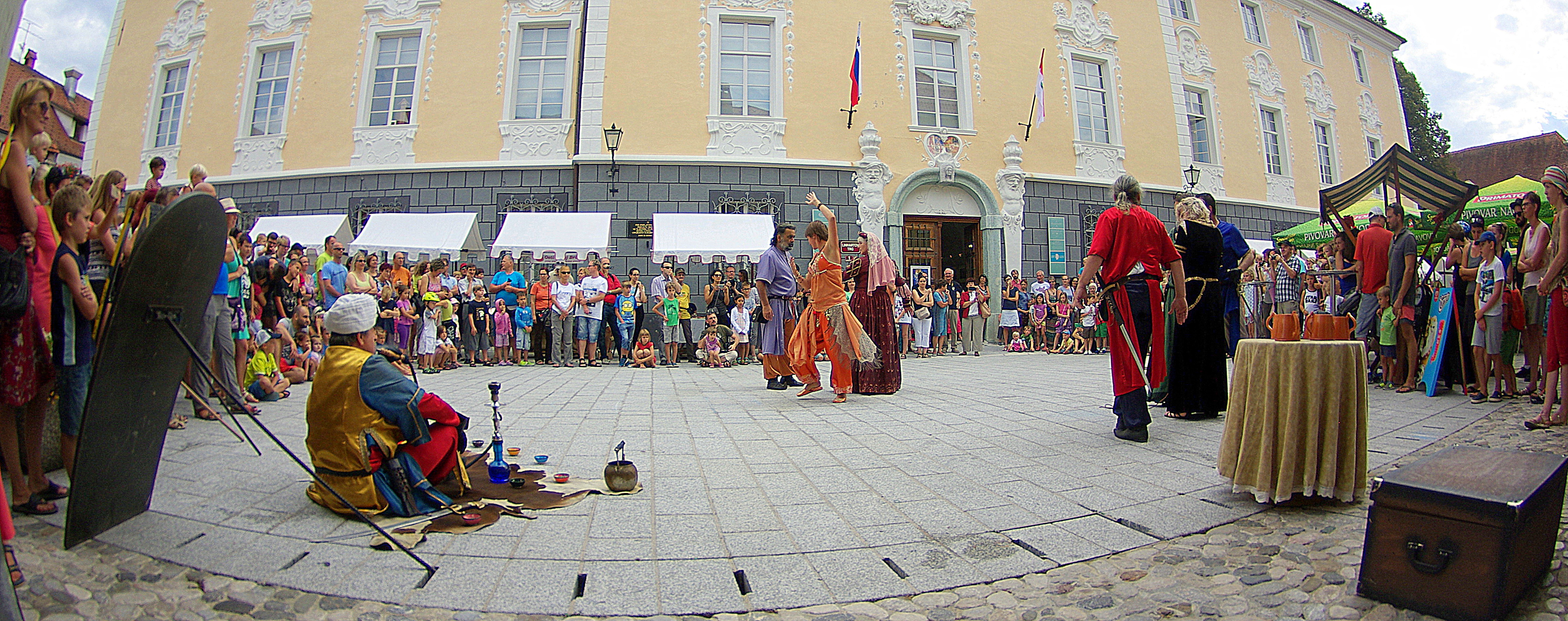 Medieval market in Radovljica